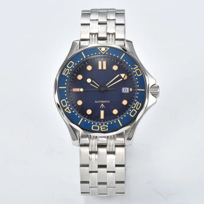 Men's Automatic Mechanical Watch 41mm Stainless Steel Waterproof Case Ceramic Bezel Men's Fashion Business Watch