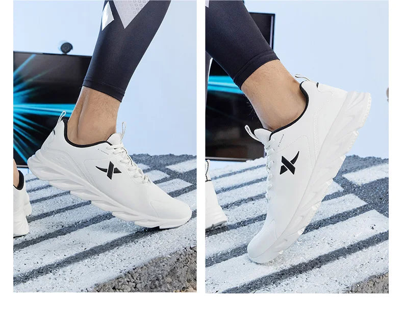 Xtep Running Shoes For Men 2021 Winter Street Casual Men's Sports Shoes Wear-Resistant Support Cushion Sneakers 879419110080