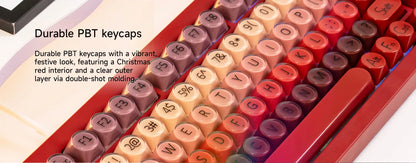 AKKO 5075 X Veekos K75 Gaming Mechanical Keyboard Keyboard 75% RGB 3/5-Pin Hot Swap Wired Customized Keyboard with Knob Gasket