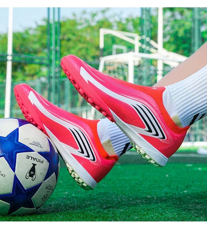 Nouvelles chaussures de football pour hommes, baskets de futsal très populaires, chaussures de football pour matchs sur gazon, entraînement, chaussures de football de haute qualité, crampons antidérapants, pour intérieur