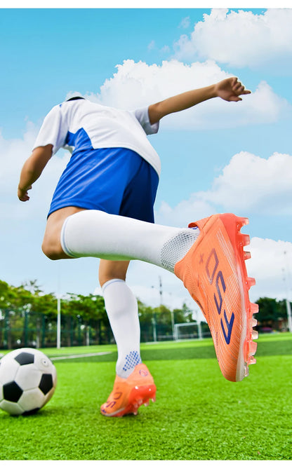 New Men Soccer Shoes Grass Cleats Futsal Comfortable Turf Football Boots Sports Ultralight Fg Non Slip Indoor Adult Non-Slip