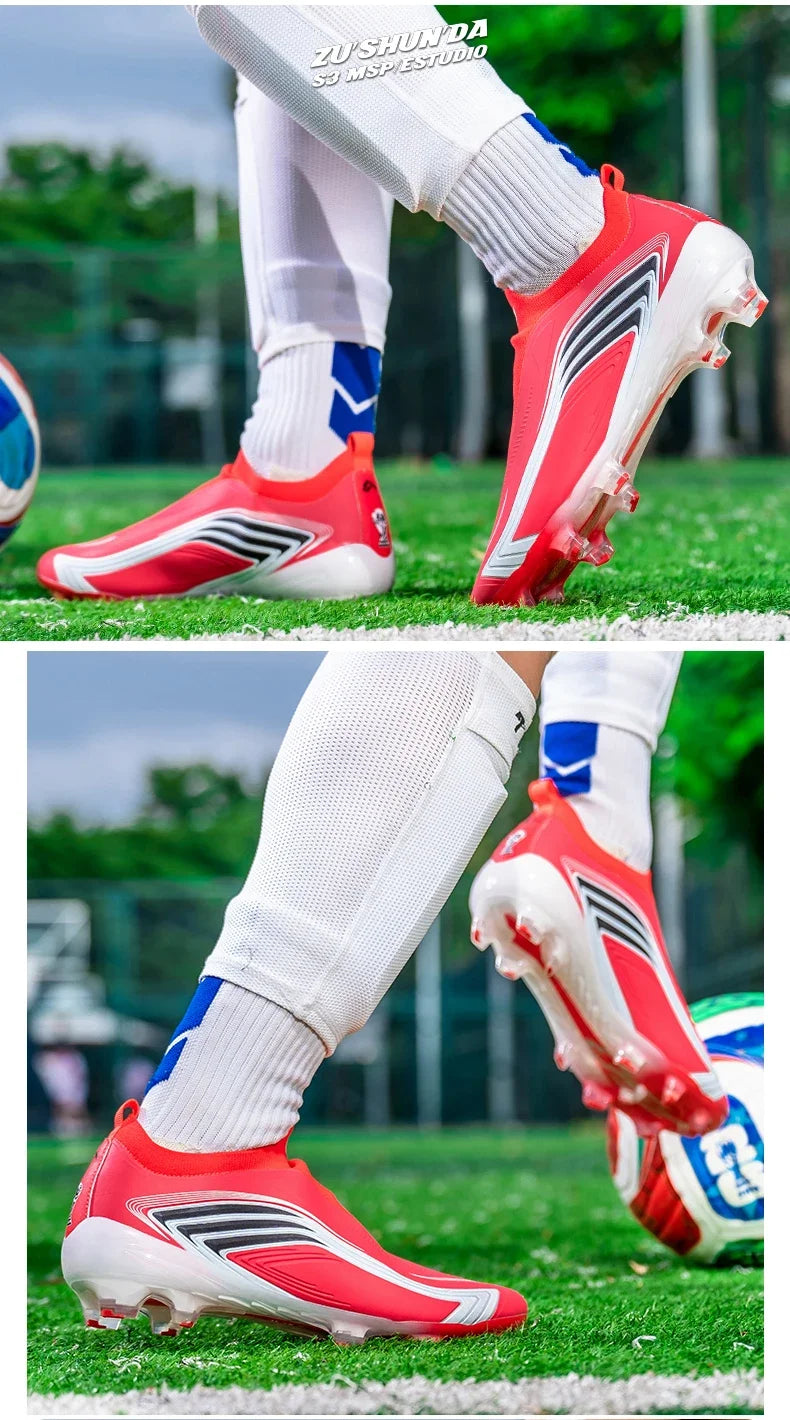 Nouvelles chaussures de football pour hommes, chaussures de football de haute qualité pour l'entraînement, crampons pour terrain gazonné, baskets très vendues, chaussures de futsal pour matchs en salle, antidérapantes po