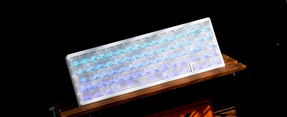 XVX M67 JadeStone Mechanical Keyboard 65% Tri-Mode Wireless Keyboard, Hot Swappable RGB Mechanical Keyboard with IMD Keycaps, Gasket Mount Gaming Keyboard