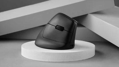 Keychron M5 draadloze ergonomische optische muis, 8K polling rate, 2.4GHz & Bluetooth, Type-C, 3950-sensor