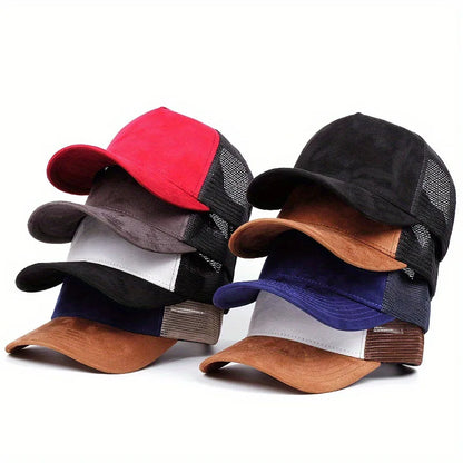 New Summer Mesh Baseball Cap Women Men Letter Patch Snapback Hat Casual Breathable Unisex Street Hip Hop Trucker Caps