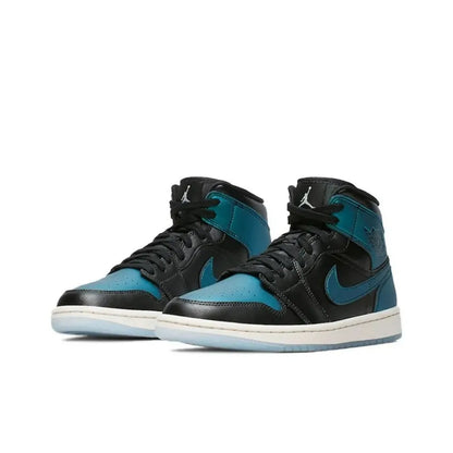 Nike Air Jordan 1 Mid Unisex Basketball Shoes Classic Design, Slip-resistant and Durable, Exceptional Performance BQ6472-009