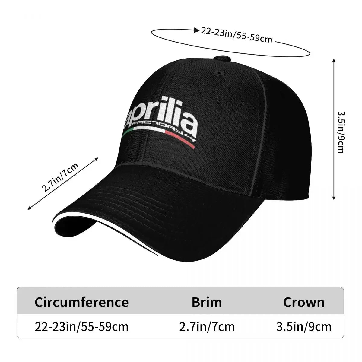 White Red Green Aprilias Racing Hiking Baseball Caps Women Men Adult Male Beach Sunscreen Hat Snapback Cap
