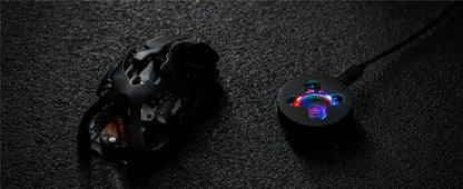 Angry Miao Infinity Gaming Ασύρματο Ποντίκι Μεταλλικό Υπερελαφρύ Διάτρητο Hot-Swappable PAW3950 Dual 8K Ενσύρματο Tri-Mode