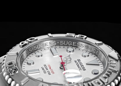 Sugess New Diving Men's Watch Automatic Mechanical Wristwatches 10Bar NH35A Movement Sapphire Luminous Ceramic Bezel S450-2 2025