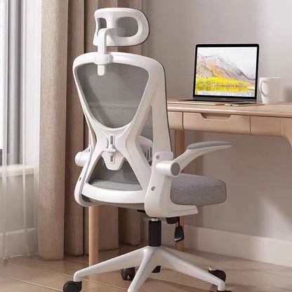Ergonomic Office Chair with Adjustable Height, Comfortable Backrest, Rolling Computer Chair for Home Office, Study, and Work Space