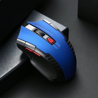 2.4G Wireless Mouse 1600DPI Optical Gaming Mouse with USB Receiver, 6-Button Ergonomic Wireless Mouse for PC, Laptop & Computer