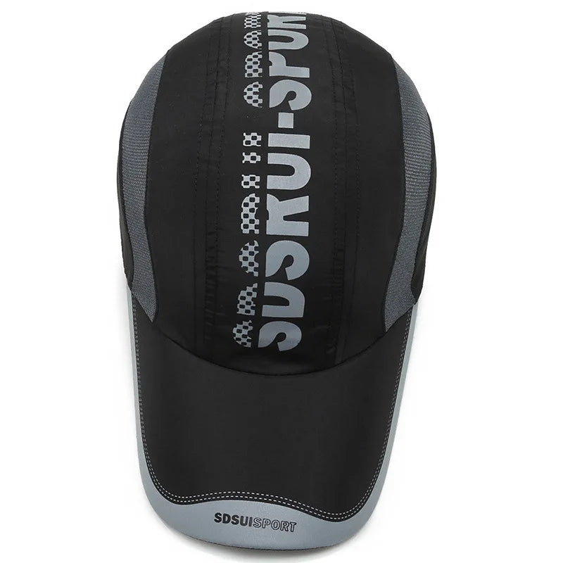 Stay Protected in Style: UV Protection Baseball Cap with Quick-Drying Soft Top, Breathable Strapback for Hiking, Fishing & Outdo