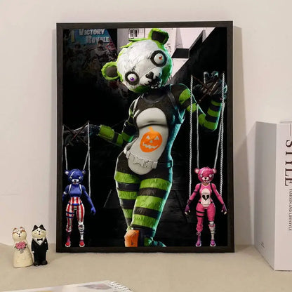 Game F-Fortnite Poster Surprise Home Decoration Picture Wall Art for Study Living Room Decor