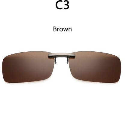 BOYSEEN Polarized Clip Sunglasses Driving Day Night Vision Lens Unisex Sport Fishing Myopia Glasses Men Women Travel Outdoor