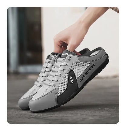 2025 New Men's Casual Slip-Ons - Durable, Comfortable, Breathable & Stylish Half-Slippers