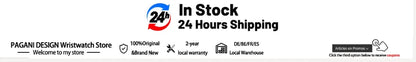 PAGANI DESIGN Men's Watches New Diver Automatic Mechanical Watch Sapphire Stainless Steel Sport 20 Bar Clock Relogios Masculino