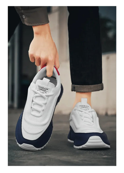 Men's Walking Running Shoes Men Casual Lightweight Tennis Shoes Sports Sneakers Breathable New Fashion Sneakers Plus Size 47