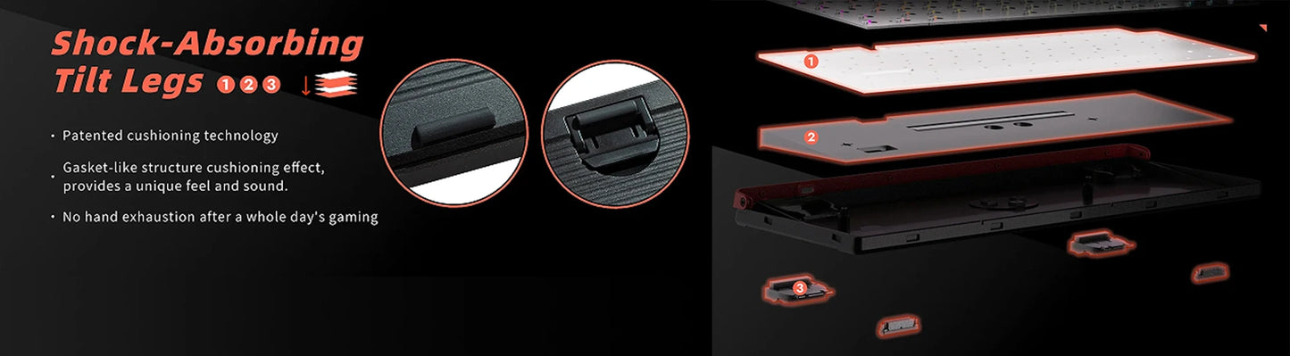 DrunkDeer A75 Pro HE Magnetic Switch Gaming Keyboard Rapid Trigger Wired RGB Mechanical Keyboard Hot-Swap Gasket Mount