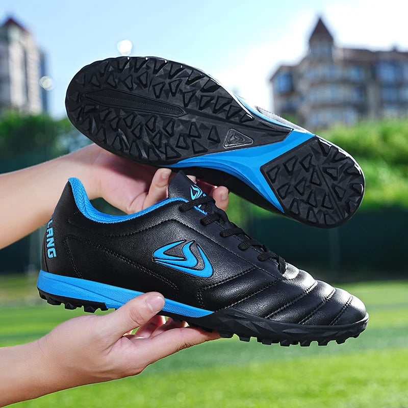 Nouvelles chaussures de football pour hommes, chaussures de soccer d'extérieur TF FG, crampons pour terrain en herbe, chaussures d'entraînement confortables, chaussures de match, futsal, chaussures de sport respirantes pour