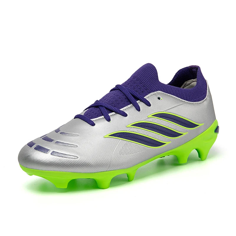 Nouvelles chaussures de football pour hommes, crampons pour enfants, chaussures de football professionnelles pour adultes, chaussures d'entraînement ultralégères antidérapantes pour garçons, livraison directe