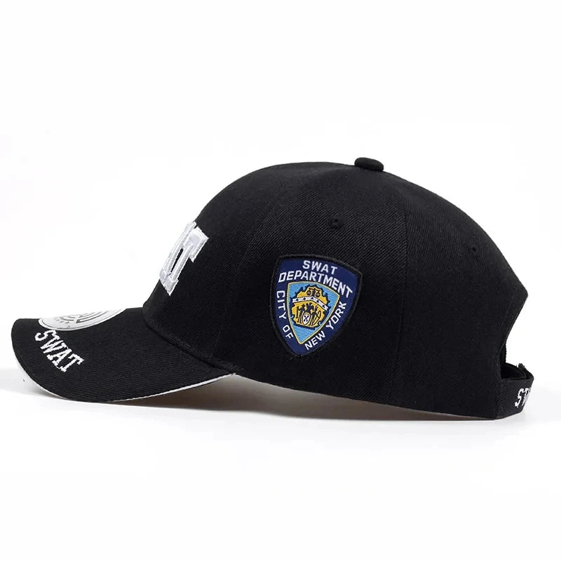 Sports SWAT Fashion Letters Baseball Caps for Men's Women Female Male Sport Visors Snapback Caps Sun Hat Male Gorras
