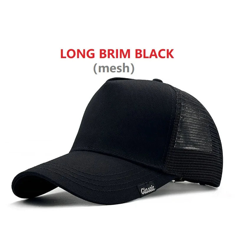 XXXL Men Women Baseball Cap Big Head Plus Size Summer Mesh Top Quality Oversize Sport Snapback Hat 56-60cm 61-63cm
