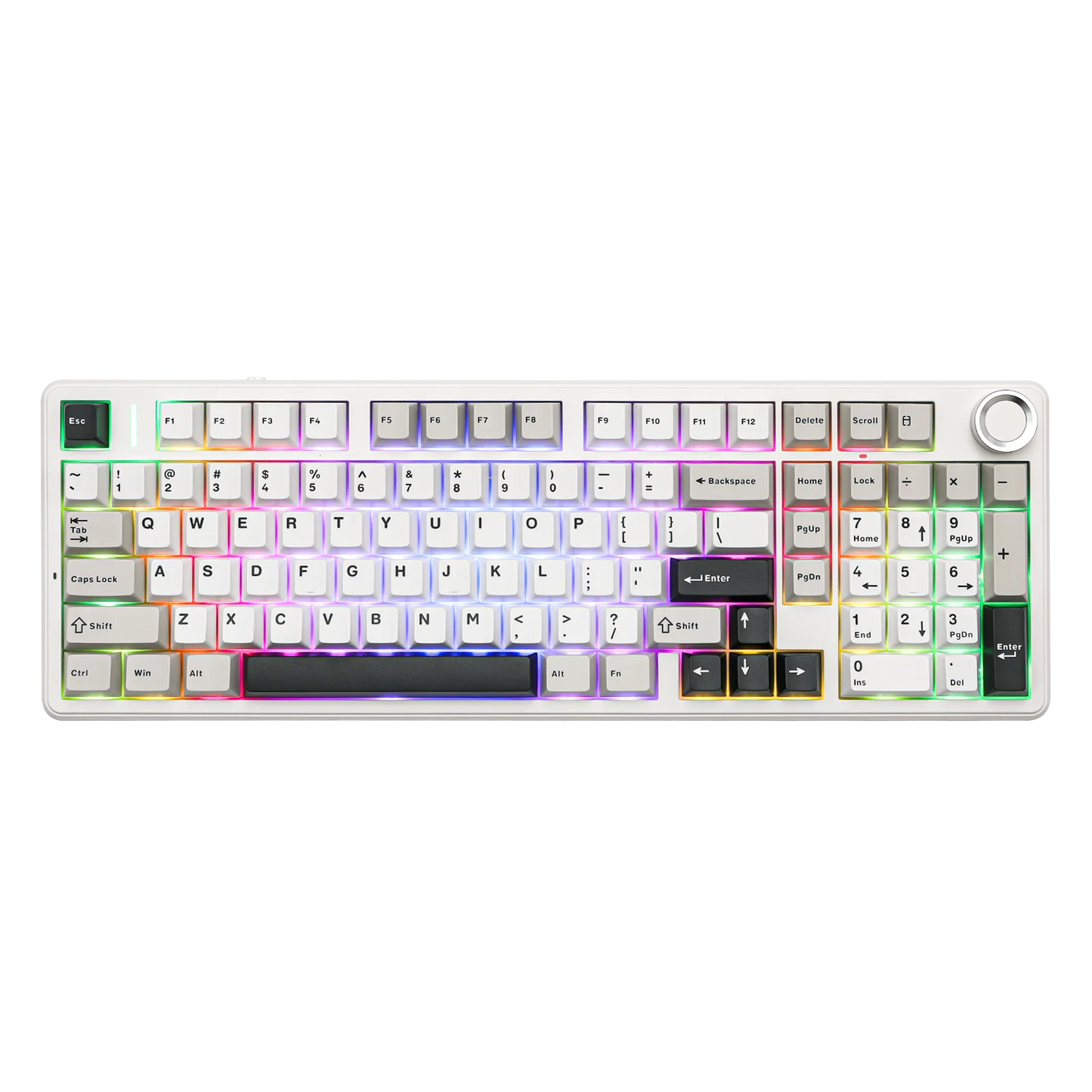 AULA F99 PRO 96% Layout Hot-Swappable Gasket-Mounted Wired/Bluetooth/2.4GHz Wireless Mechanical Keyboard for Mac/Win
