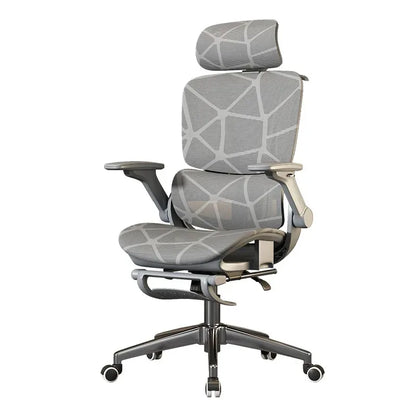 Air Titan kontors- och gamingstol i full mesh med ergonomiskt trezonsstöd för ländryggen för skrivbord och studier samt välventilerad design