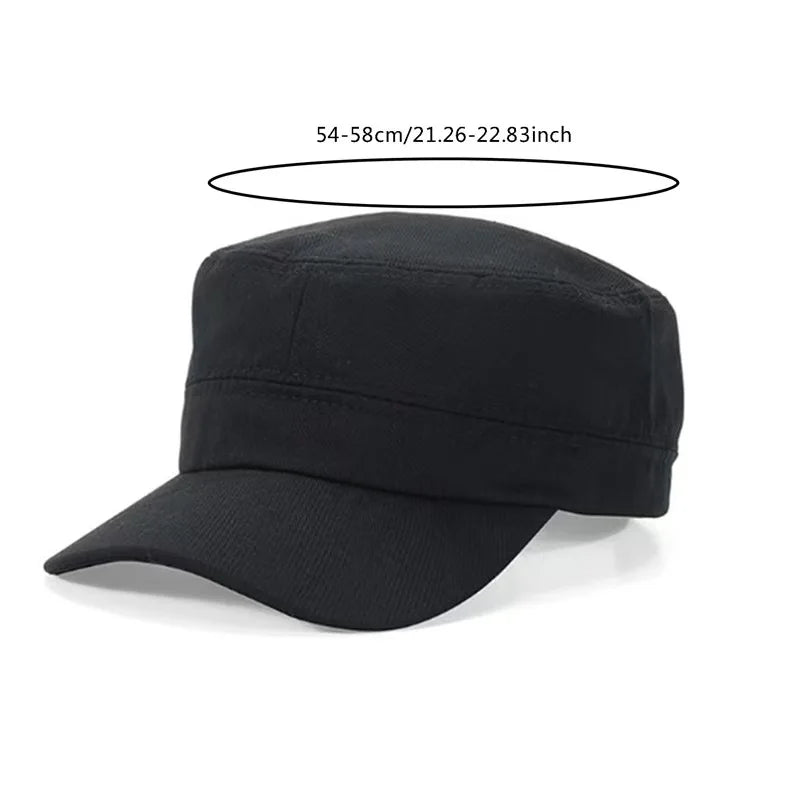 New Spring Solid Military Tactical Baseball Cap Unisex Outdoor Sport Snapback Hat for Male Female Sailor Style