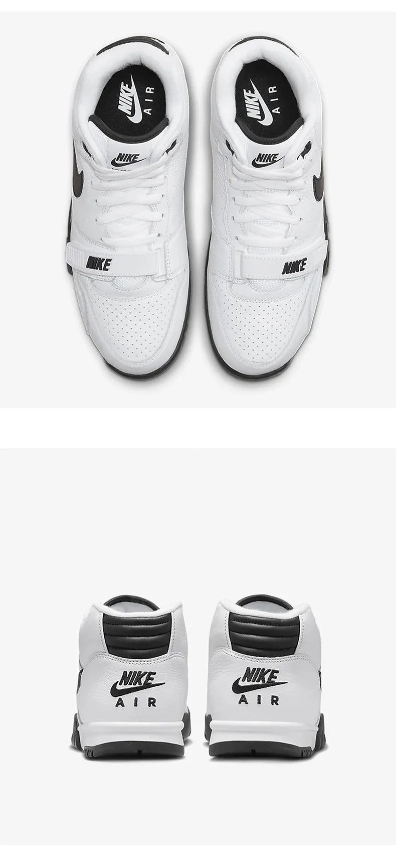 Nike Authentic Herren Air Trainer 1 Klettverschluss-Freizeitsneaker FB8066-100