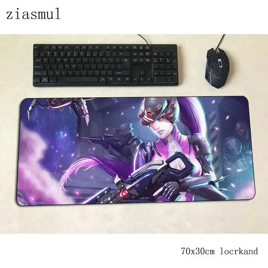 overwatch mouse pad Cartoon Computer mat 700x300x3mm gaming mousepad large Indie Pop padmouse keyboard games pc gamer desk