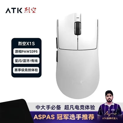 ATK Blazing Sky X1/X1V2 trådløs gamermus 8K med lav latenstid, letvægts FPS Liekong e-sport gamingmus, brugerdefineret pc-tilbehør