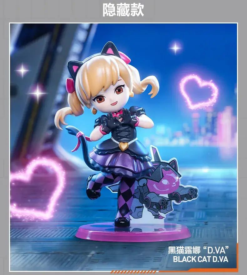 POP MART Seria Overwatch „Play of The Game” – Cutie surpriză originală cu conținut aleatoriu – Figurine drăguțe de anime, ornamente și figurine de acțiune