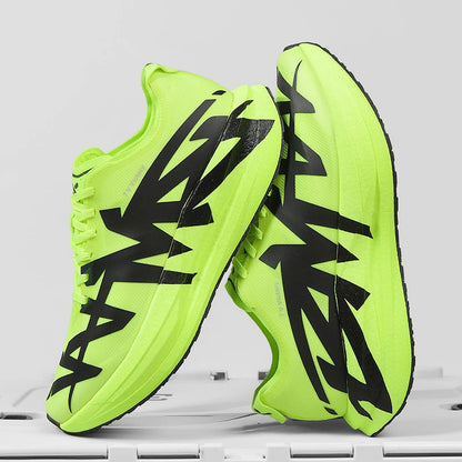 Men's Sports Shoes, Casual Running Shoes, Unisex Jogging Shoes, Popcorn Outsole, Lightweight Breathable Sports Shoes, Women's Non-Slip Shock-Absorbing Athletic Running Shoes Size 34-44