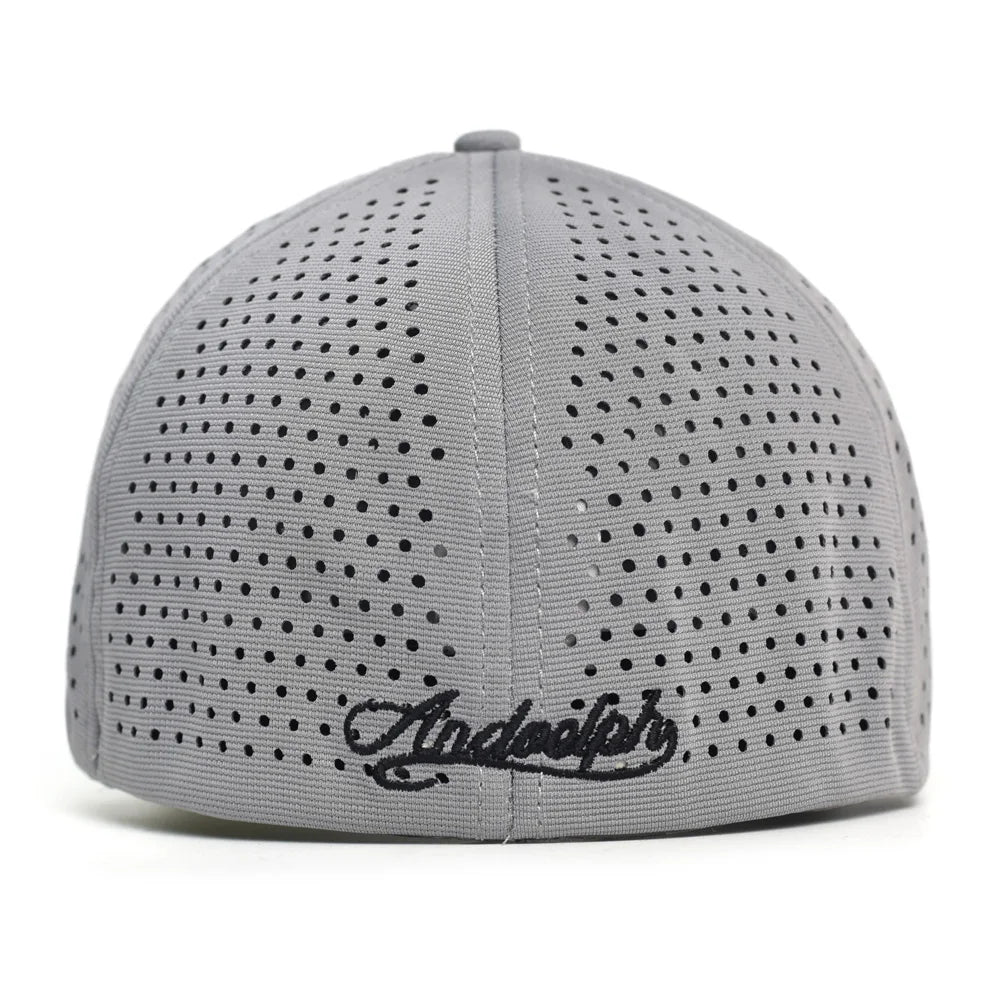 Baseballcap mit kurzem Mesh-Schirm, hinten geschlossen, für Damen und Herren, atmungsaktiv, Snapback-Cap, anliegender Dad Hat, verstellbar, einfarbig, im Trucker-Stil