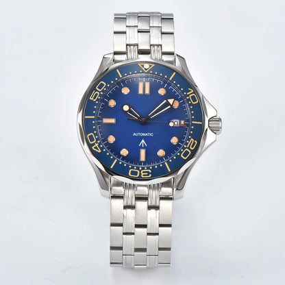 Men's Automatic Mechanical Watch 41mm Stainless Steel Waterproof Case Ceramic Bezel Men's Fashion Business Watch