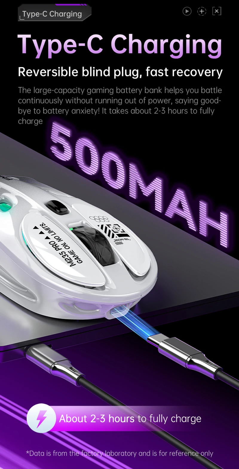 Draadloze 2.4G tri-mode RGB-gamingmuis met hol, lichtgewicht ontwerp, Chroma-verlichting, bekabeld, Bluetooth, e-sports muiscontroller