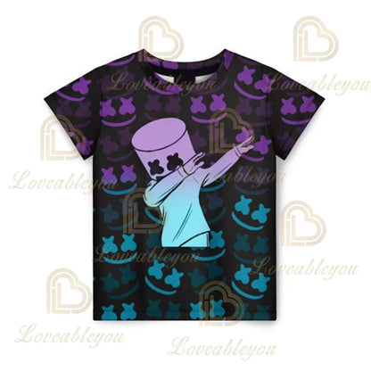 Fortnites 3D Printed Short Sleeve T-Shirt Game Cartoon Print Battle Royale Adult Kid Clothes Kids T-shirt Harajuku Tshirt