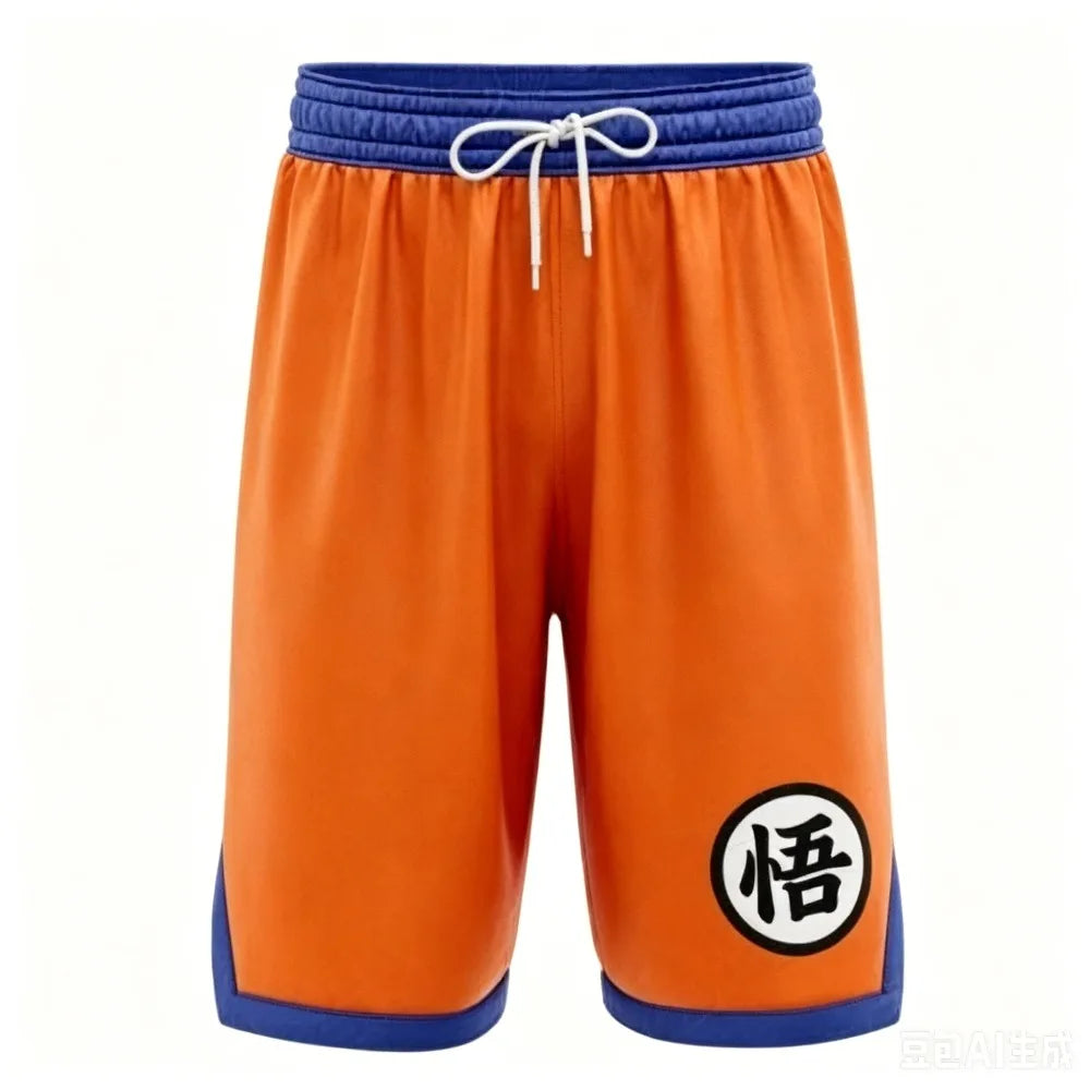 2026 Adult Boys Loose Short Hot Summer Mens Women Male Beach Pants Top Short Gift Sweatpants Goku Dragon Ball Z Casual Shorts