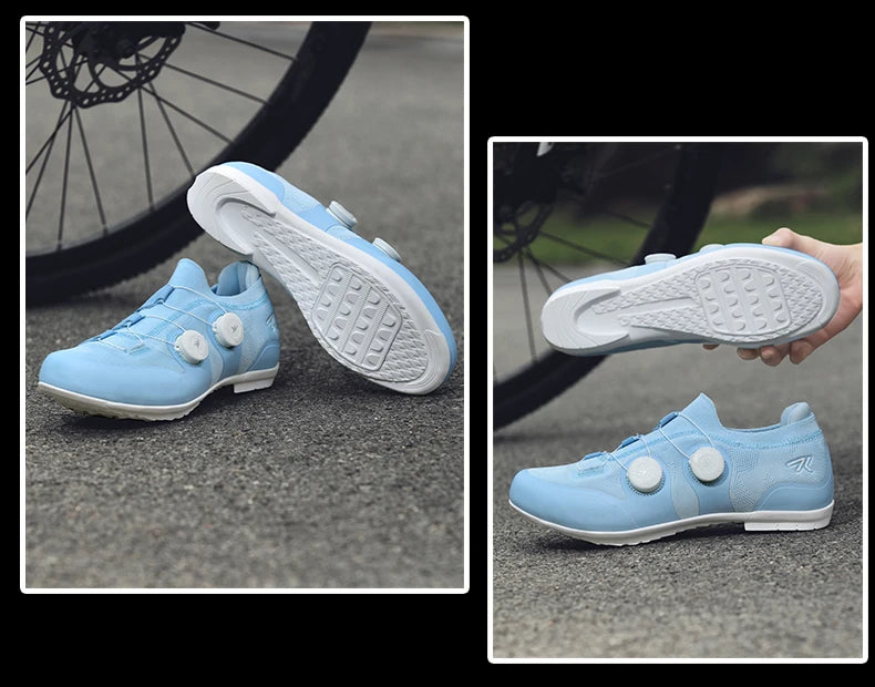 Professional Men's Cycling MTB Shoes Route Cleats Speed Road Bike Sneakers Racing Women Flat Bicycle Mountain SPD Biking Footwear