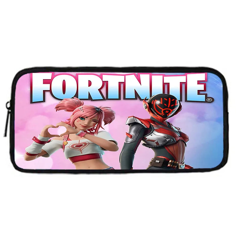 Hot-Game-Kinderrucksäcke mit Lunchbag und Federmäppchen, große Schultaschen für Schüler, Design F – FortniteS, für Jungen und Mädchen, ideales Geschenk