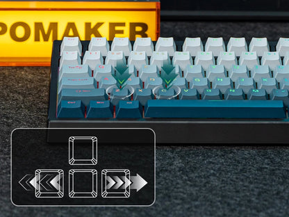 EPOMAKER G84 HE 75% ANSI US Layout Wired/BT/2.4Ghz Wireless Hall Effect Magnetic Mechanical Keyboard with DKS & SOCD Support