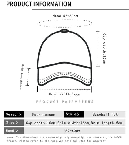 New Unisex Flat Eave Embroidered Letters Baseball Hats Breathable Korean Sunshade Quick Drying Peaked Caps Niche Versatile ins