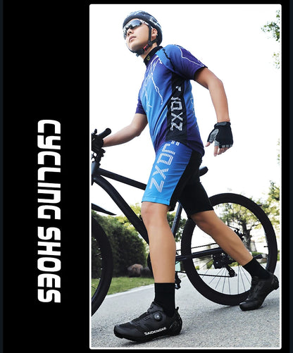 Nouvelles chaussures de cyclisme unisexes, professionnelles, légères, luxueuses, originales, pour route, VTT, course, vélo de mode, vélo de ville, sports de rue