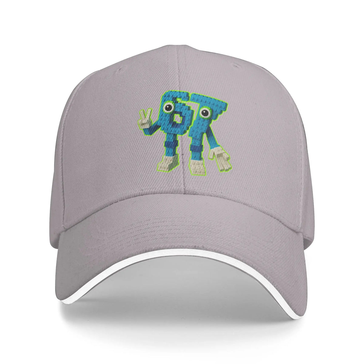 67 Casquette de baseball décontractée avec personnage de mème « Brainrot » – Casquette de camionneur d’été – Casquettes de sport en plein air – Casquettes hip-hop – Casquettes de baseball unisexes