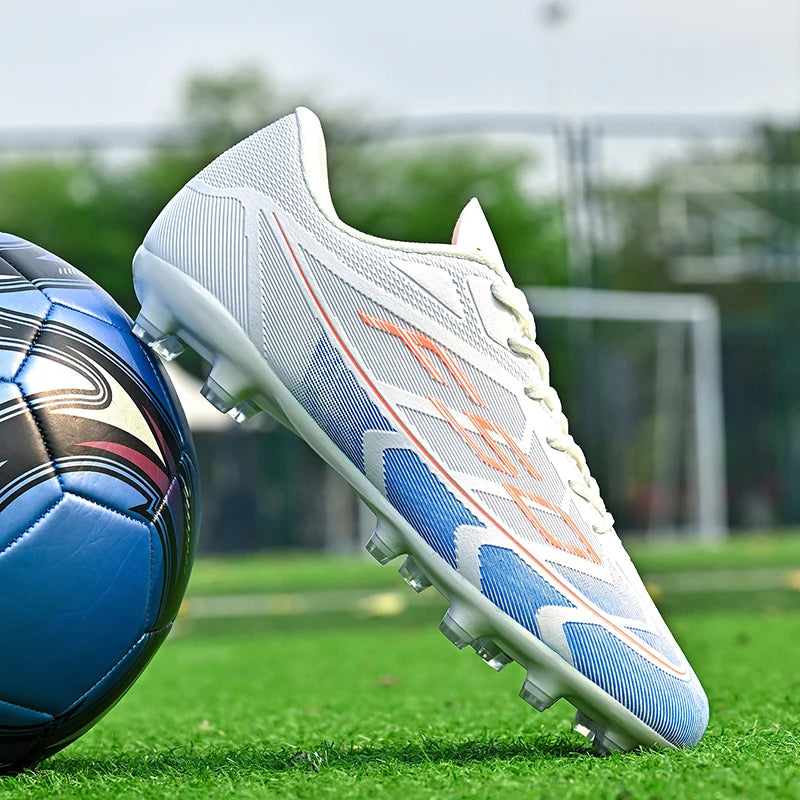 Nouvelles chaussures de football pour hommes, chaussures de sport ultralégères, chaussures de football pour matchs en plein air, futsal, haute cheville, respirantes, antidérapantes, de haute qualité