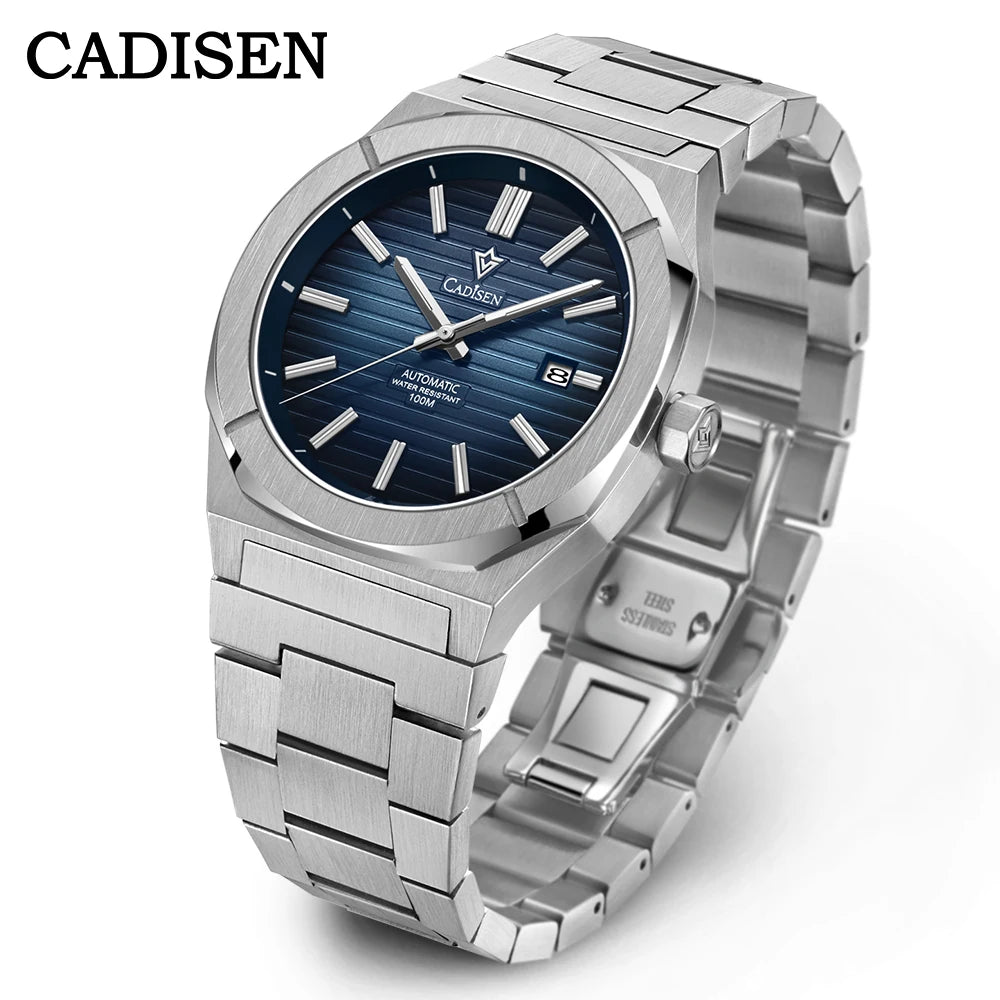 CADISEN Watch for Men Luxury Automatic Men Miyota 8215 Movement Sapphire Crystal 42mm Dial 100m Waterproof  Wristwatches C8200