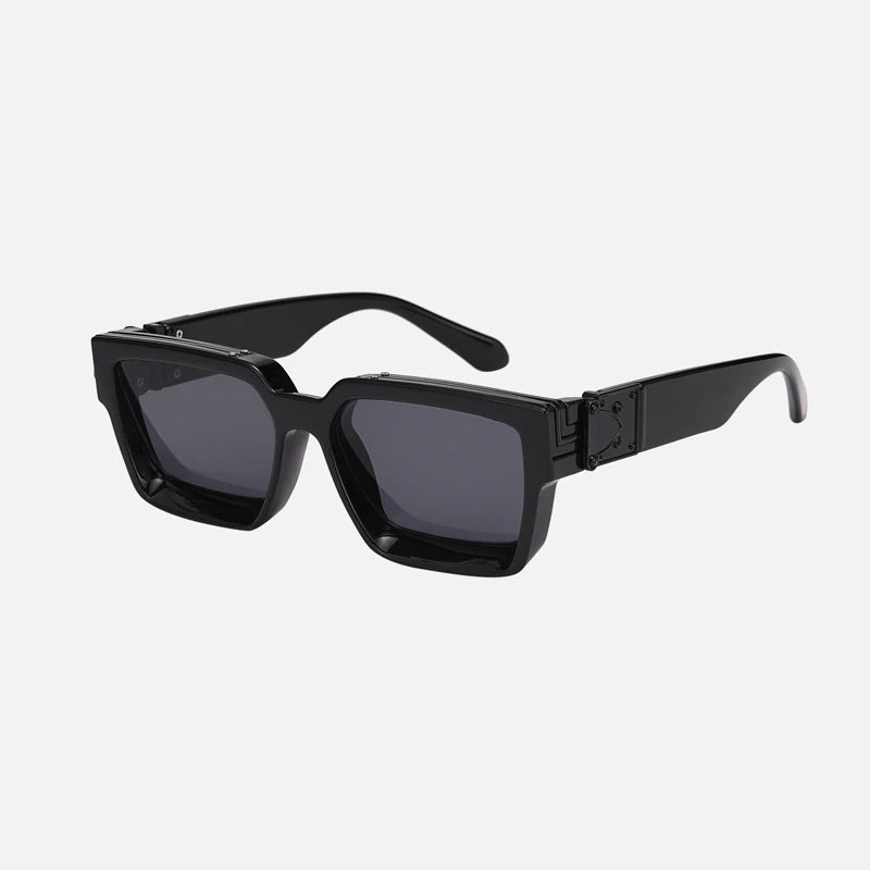 Cycling Brand Rectangle Sunglasses Men Women Luxury Shades Retro Square Sun Glasses Eyewear Trend Punk Eyeglasses For Male