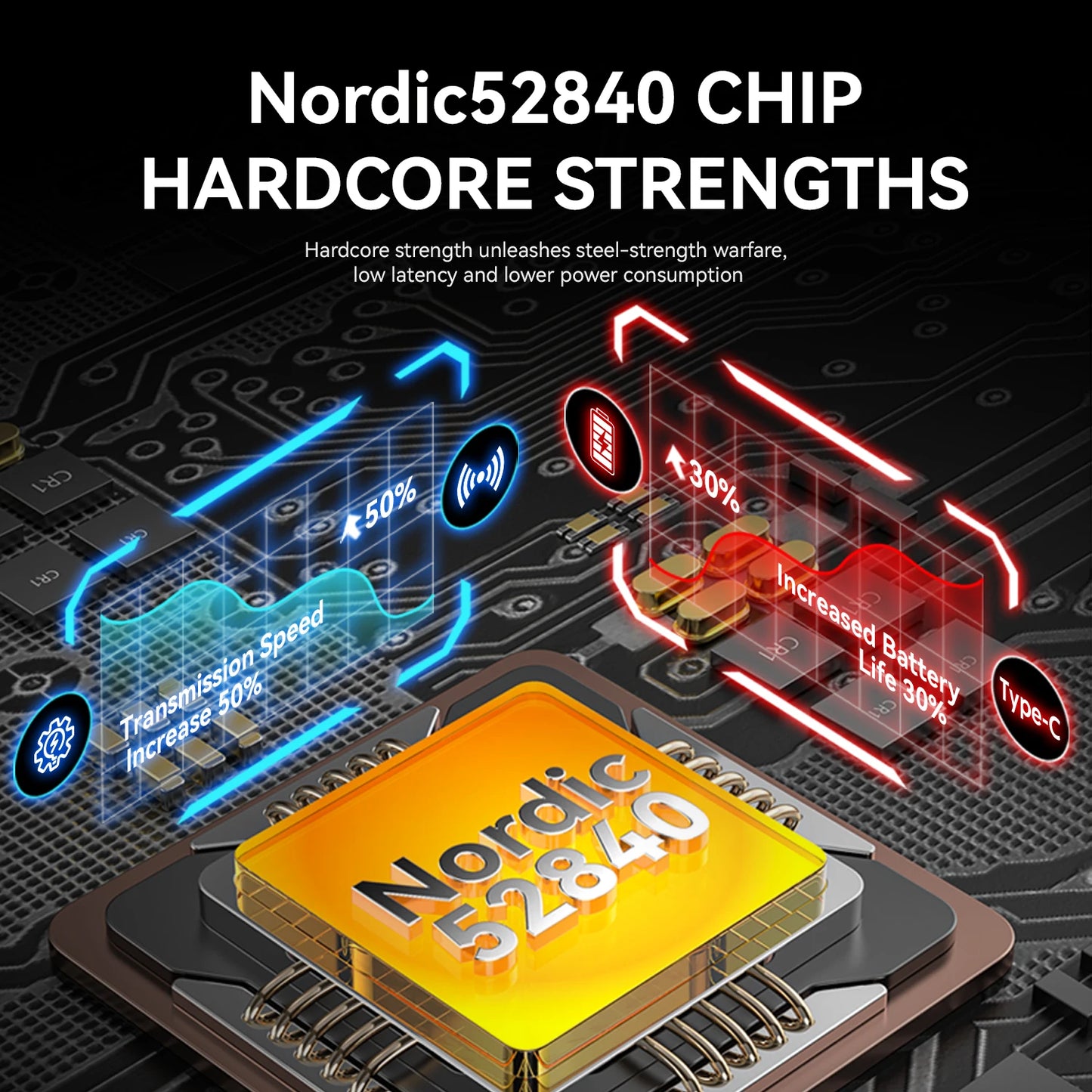 ATTACK SHARK R6 PAW3950MAX Ασύρματο Gaming Ποντίκι, 8Khz Polling, Υπερελαφρύ 39g, Nordic 52840 MCU, Οπτικοί Μικροδιακόπτες Omron