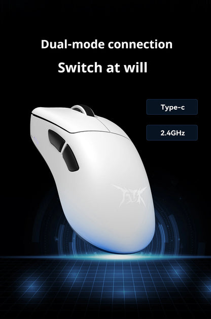 Ratón gaming inalámbrico ATK Z1 Pro Max Ultra con patas personalizadas, PAW3950, velocidad inalámbrica ultrainteligente, tasa de sondeo 8k y baja latencia de 0.39ms